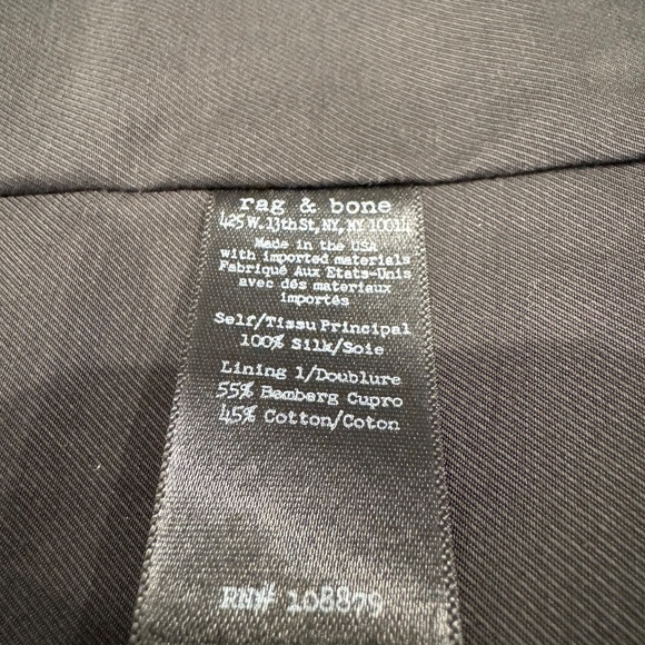 Rag and bone 100% silk women’s blazer - Picture 4 of 5